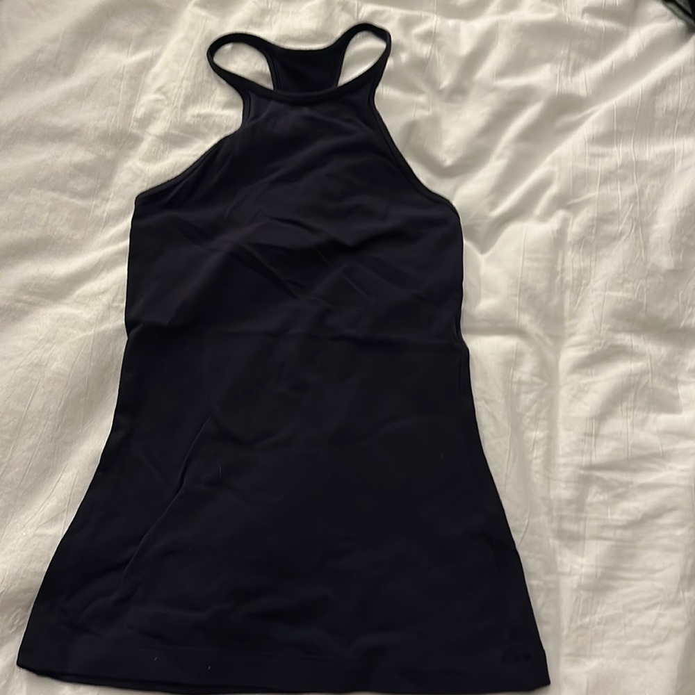 Navy blue lululemon tank top butter soft
